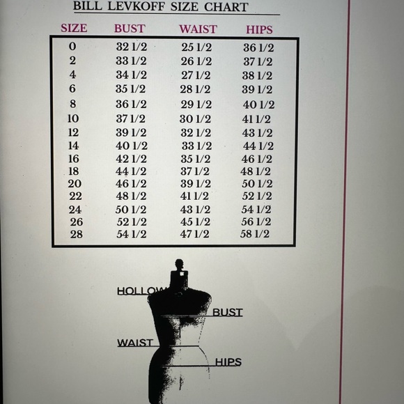 Brand: Levkoff Size 12 chiffon dress - Picture 5 of 9